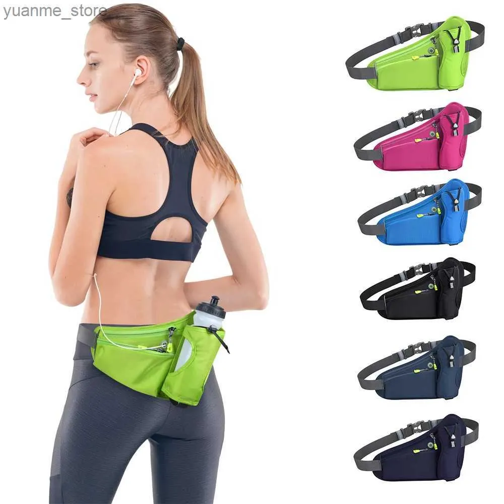 Sacs de sport Sports Courterie hydratante Running Belt Sac sans-abri sans-abri Porte-bouteille Y240410