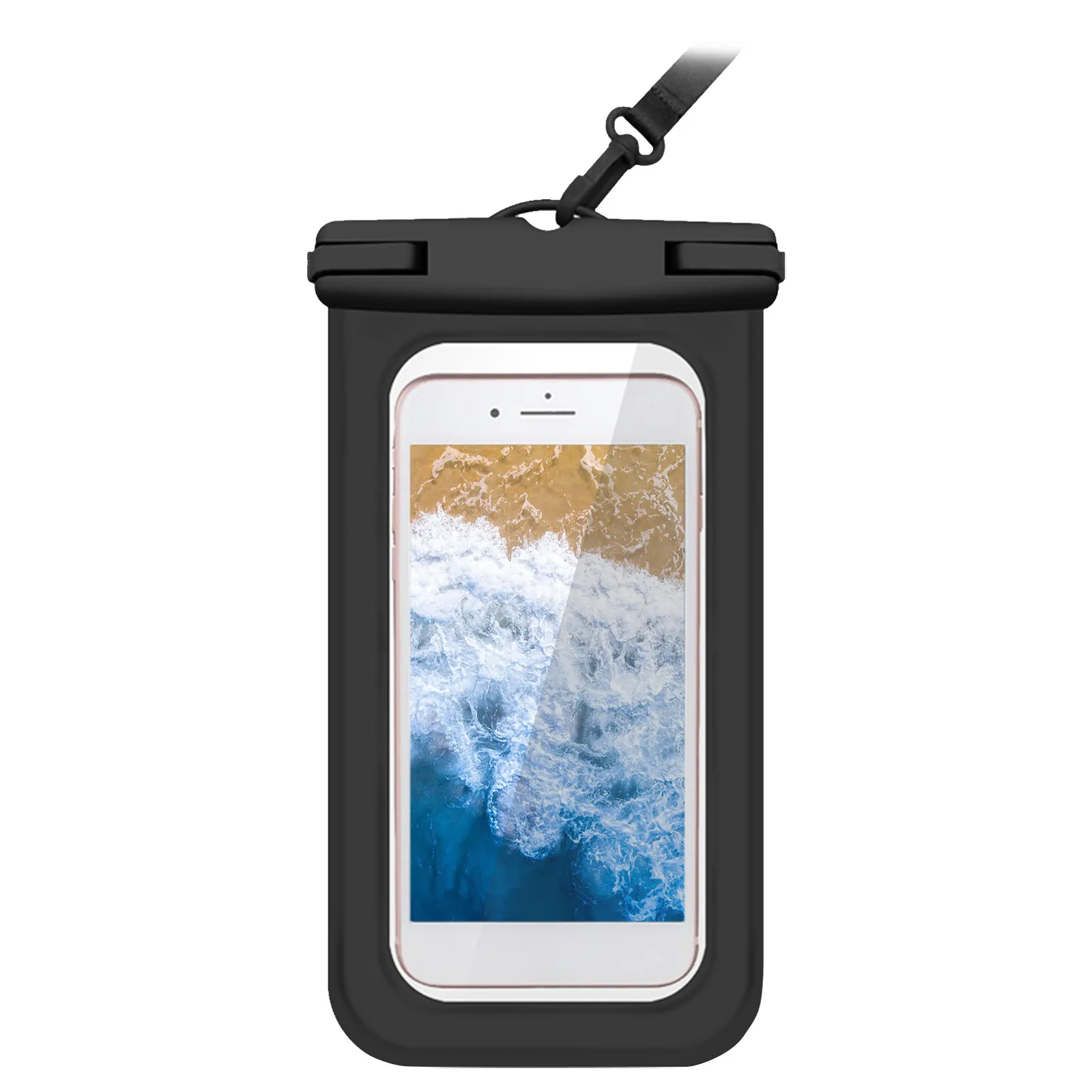 Universeller wasserdichtes Telefonkoffer -Beutel für iPhone 13 12 11 Pro Max XS Max Samsung Galaxy S22 Mobiltelefon Trockenbeutel für Schwimmpool