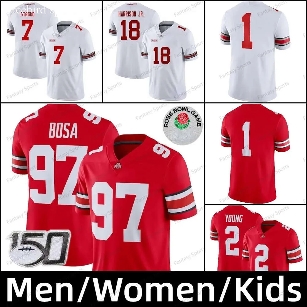 Estado Jersey Ohio Football 27 Eddie George 97 Joey Stroud 15 Ezekiel Elliott Dwayne Haskins J.K.Dobbins 5 Garett Wilson Chase Young Justin Fields revele Gray