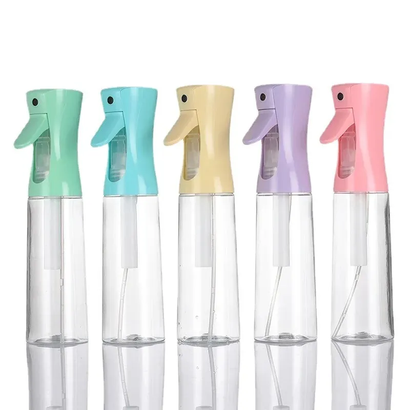 500ML Hairdressing Spray Can Empty Refillable Mist Bottle Salon Barber Hair Tools Water Sprayer Beauty Candy Colors