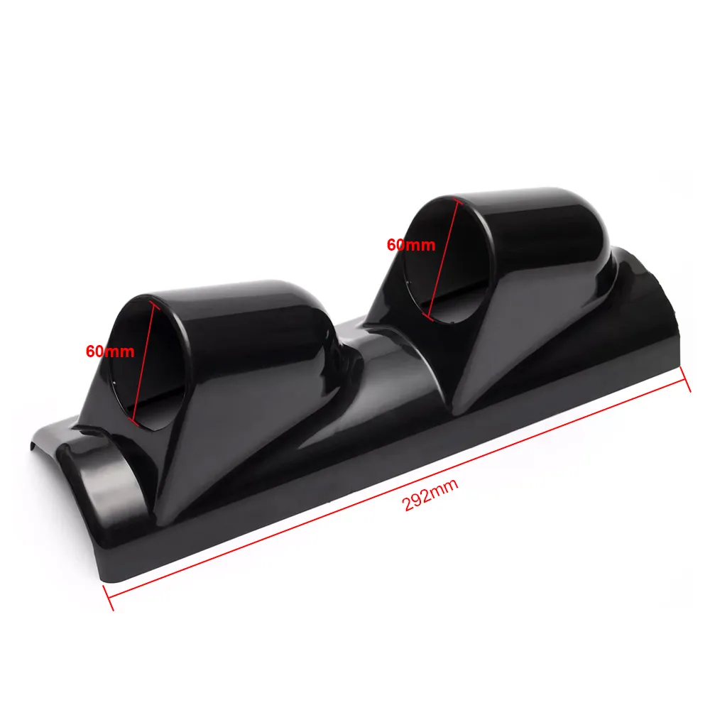 Support Double Universel Pour Jauges 60mm (2 3/8") - À Poser Sur Tableau De Bord - GlowShift