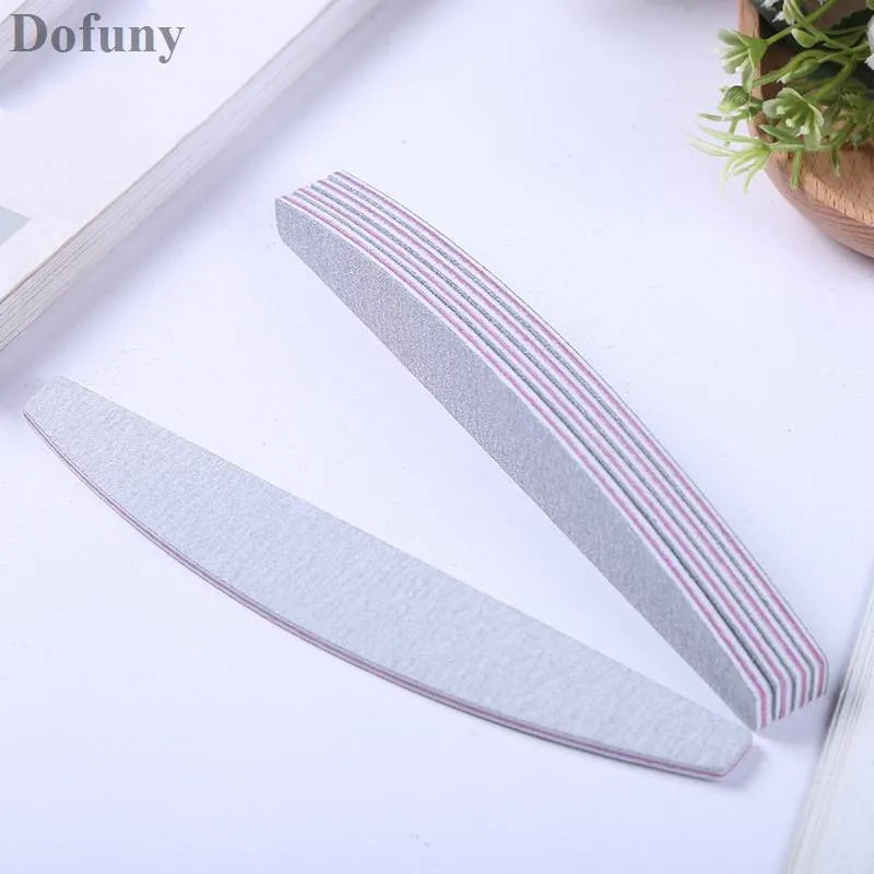 DHgate.com:5Pcs Double-Sided 100/180 Grit Grey Nail Files for UV Gel ...