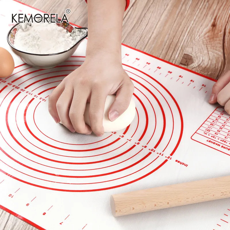 Tapis de silicone antiadhésif faire des gadgets de cuisine à pizza gadgets outils de cuisson ustensiles de cuisson de cuisson à cuisson