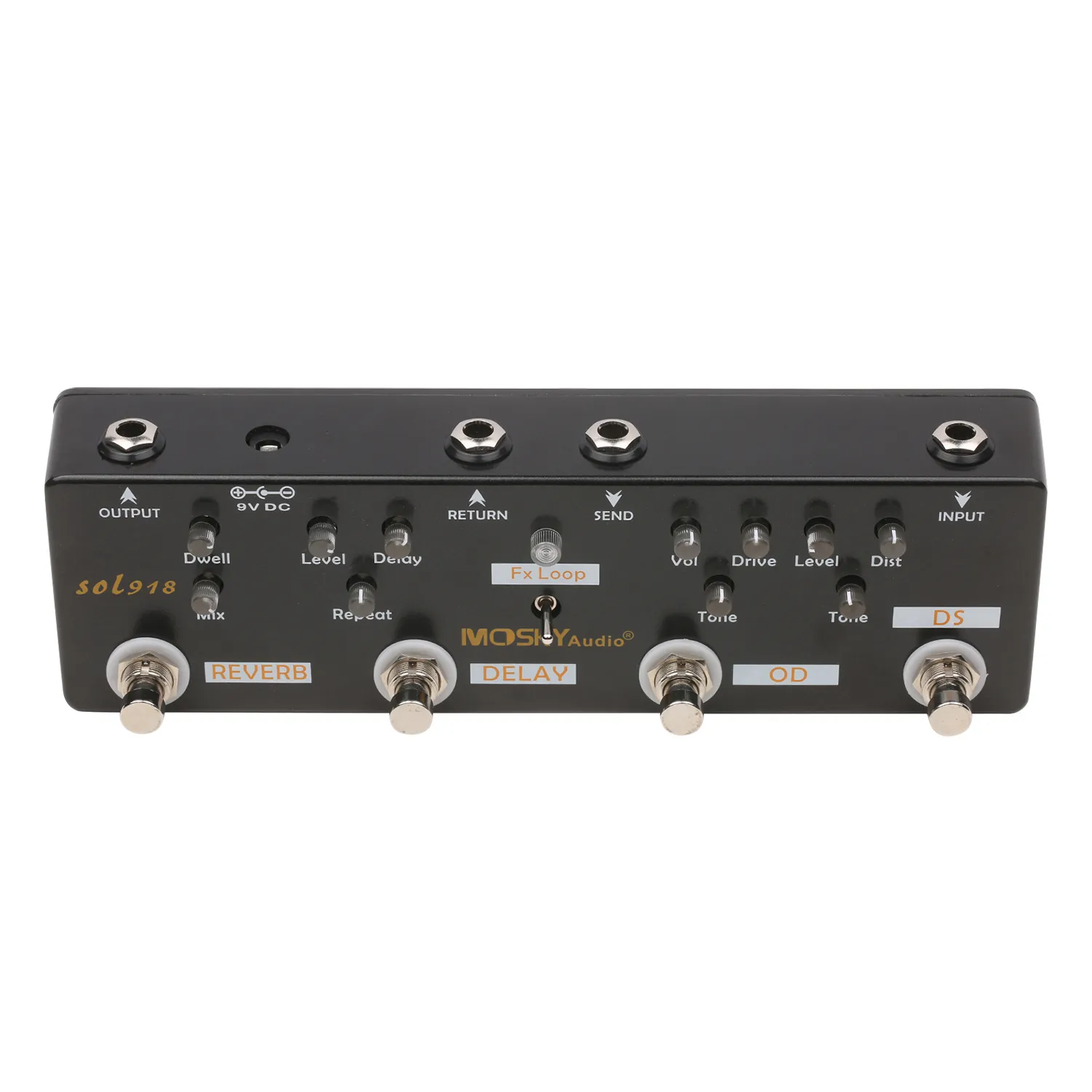 MOSKY Audio sol918 ギターマルチエフェクター MOSKY Audio SOL918 5 In 1 Multi Guitar Effects Pedal From