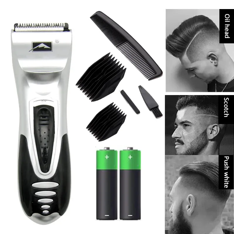 Trimmer Hår Clipper Professional Automatic Hair Trimmer Beard för män använder torrcell Lätt att resa utomhus Billiga SU292