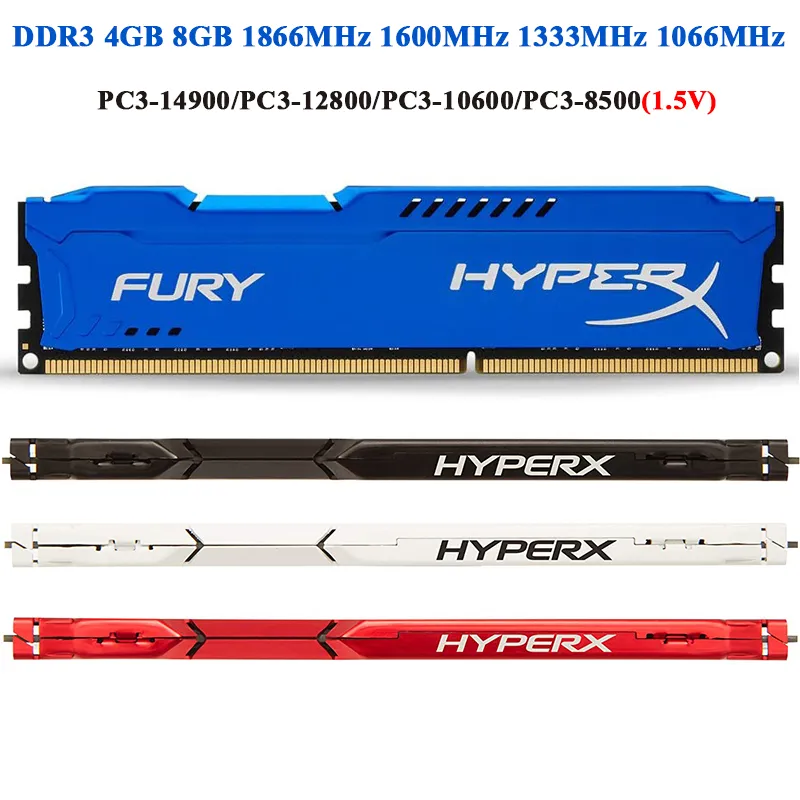 Desktop RAM DDR3 1866MHz 1.5V 240-Pin DIMM Memory Module for Intel and ...