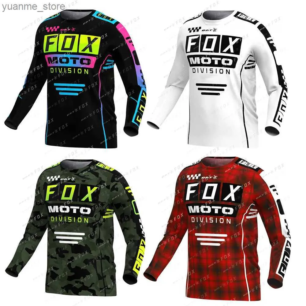 قمصان ركوب الدراجات تتصدر رجال الخفافيش جيرسي جبل دراجة قميص Camiseta Motocross تي شيرت سريع الجفاف الدراجة جيرسي maillot ciclismo hombre y240410