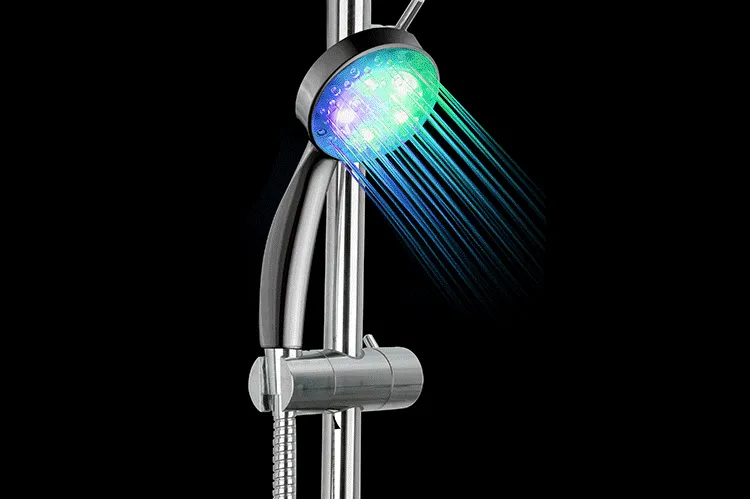 Shower Head LED Rainfall Color Changing Sensor Sprayer Water Saving ...