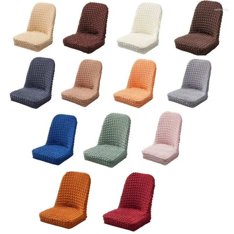 Stol täcker mat slipcover färgade möbelskydd stretch täckning