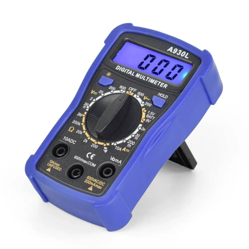 NEWACALOX ELEKTRYCZNY WŁAŚCIWOŚĆ LCD DIGITAL DIGULACJA Multimetr AC/DC Ammerometr Voltmeter Ohm Clamp Miernik Testerowy