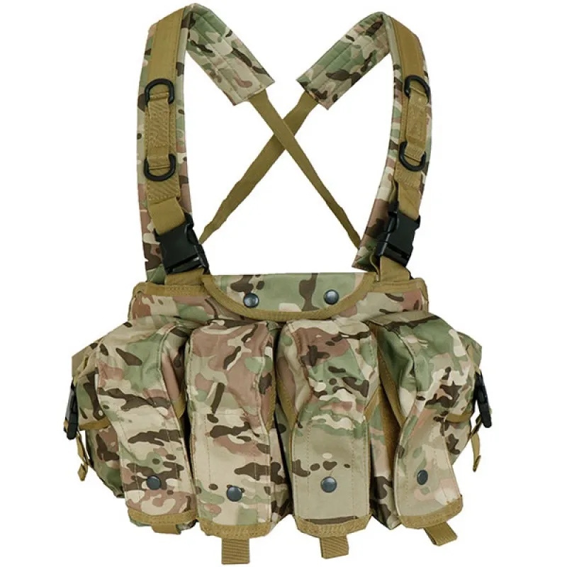 AK 47 Molle Tactical Chest Rig running vest with Magazine Pouch - Ideal ...