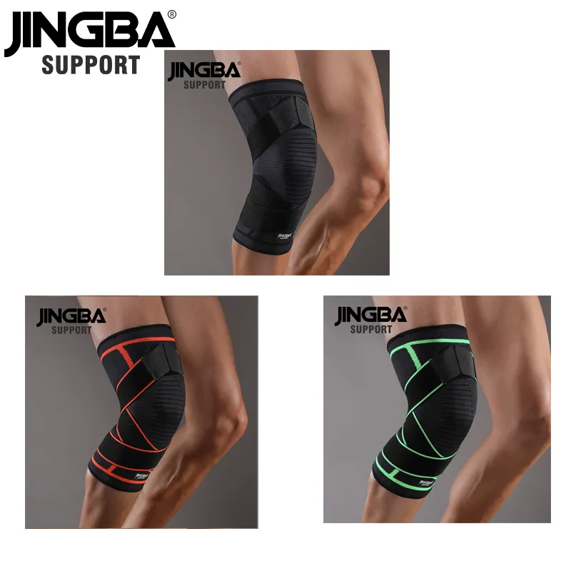 Jingba Support 1 PCS Bandage Belt Support Sports Safety Knee Brace of Basketball Kne Protector Volleyball Kne Pads Rodillera