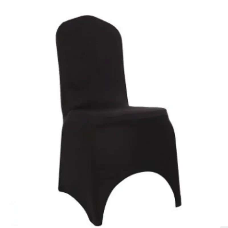 DD 100st Stretch Polyester Chair Cover Wedding Hotel Ordförande Banquet Thickning Universal One-Piece Wedding Chair Cover