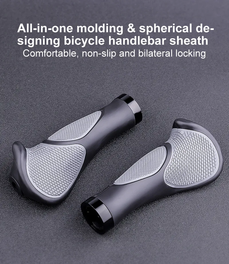 DHgate Comfy MTB Bike Grips Shock absorbing Rubber Bicycle Handlebar Grips Sports Outdoors