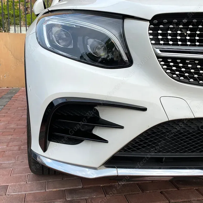 Chrome Fog Light Grid Strips – For Mercedes GLC X253 2017-2019