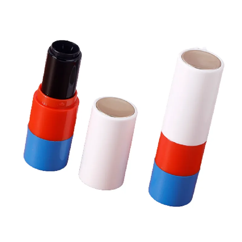 Round Compact Lip Color Colorful Round Lipstick & Lip Balm Containers - 12.1mm, Premium Quality ...