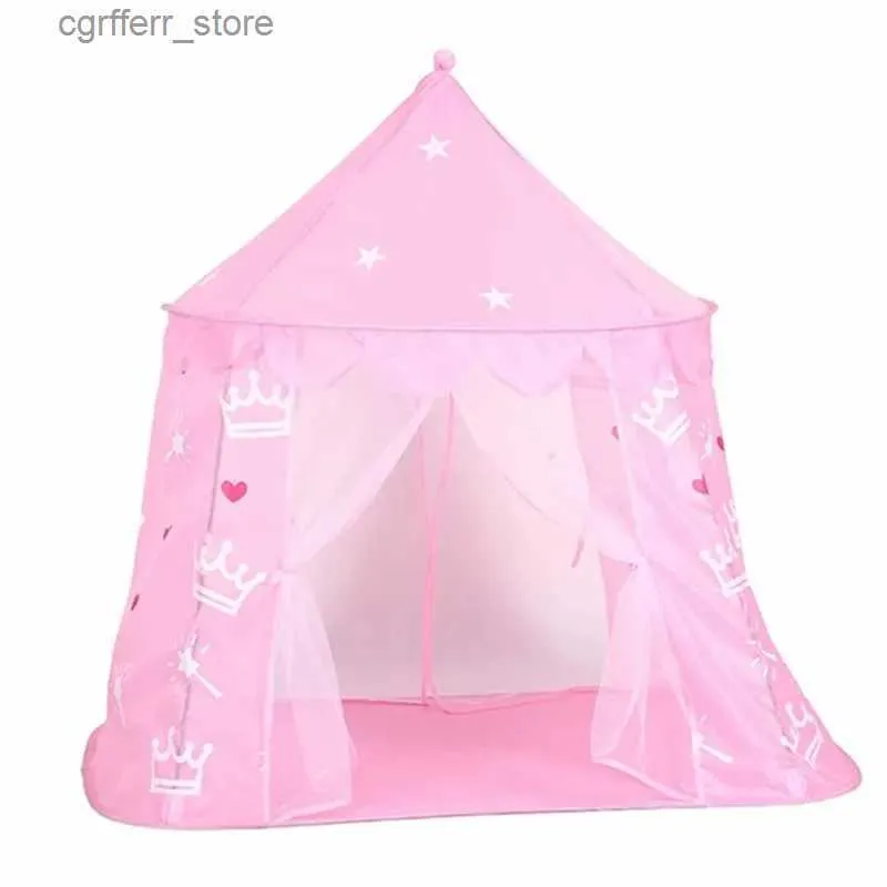 Tentes Tentes 1,3 mètre pour enfants Intérieur Play House Enfants jouent tente tipi enfant portable Petites toys bébé filles château de camping