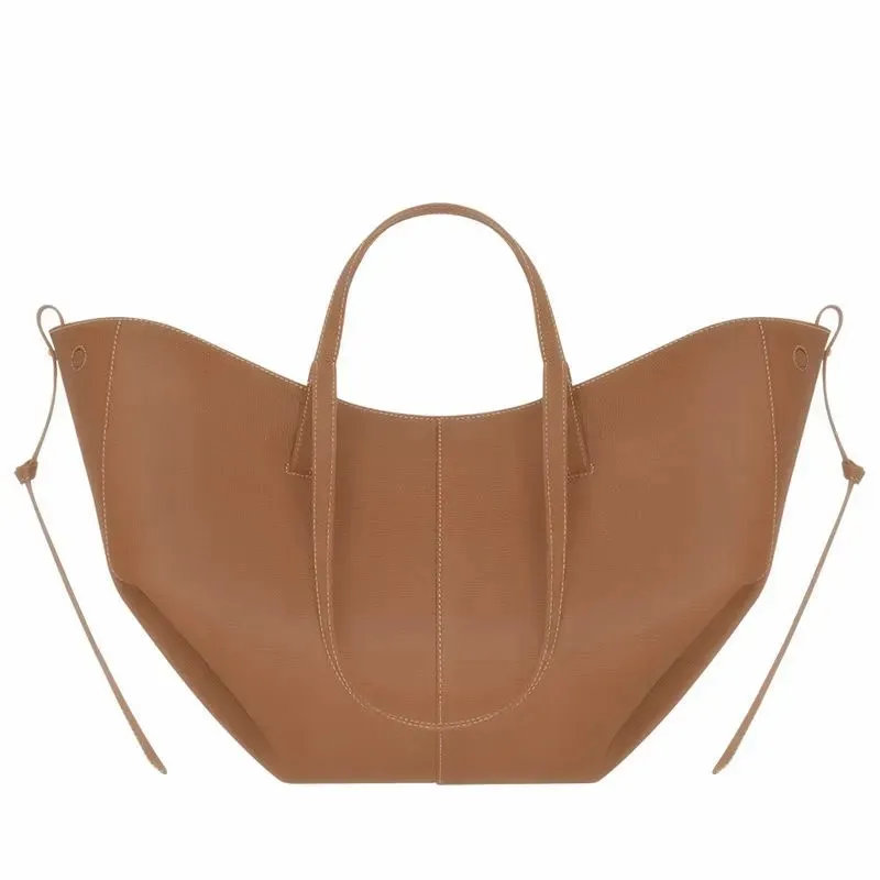 Bolsa de diseñador Polen le Bag Textured Duo Bolso de hombro Bolsa Bolsas para mujeres Bolsas Cross Body Bag Bag Bag Bag Media Moon en axila