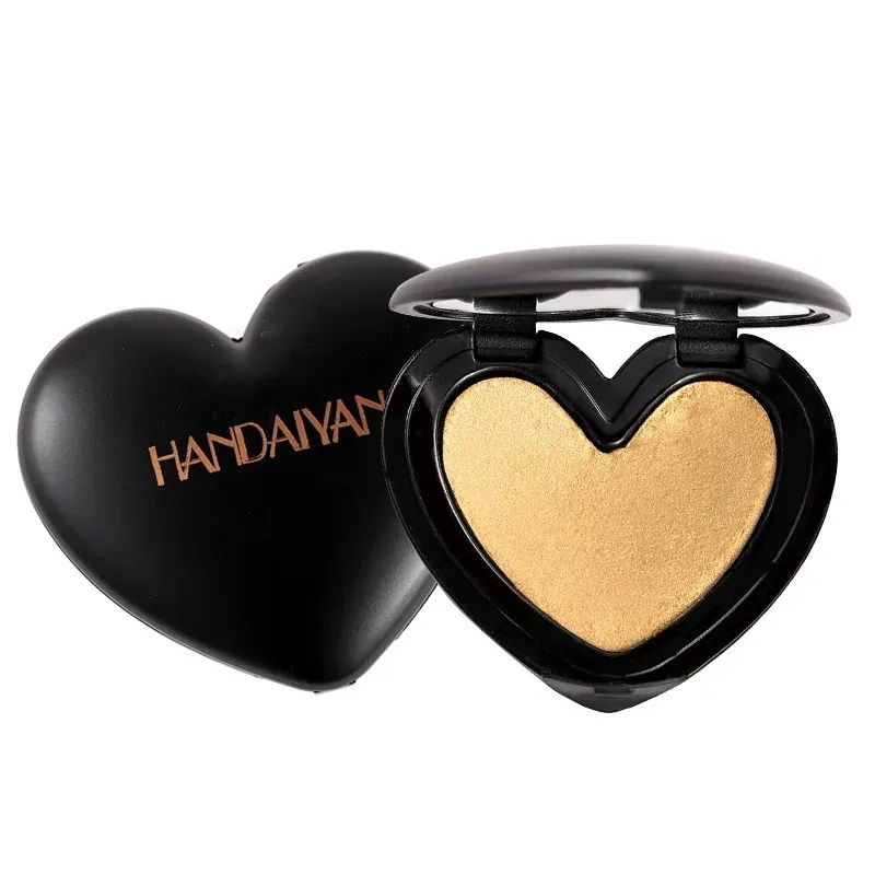 Handaiyan 6 couleurs Lightlighter Powder Palette Palette Palette Glow Face Shimmer Illuminator Maquillage Highlight Pallete Cosmetics - pour Handaiyan Surlighter Maquillage