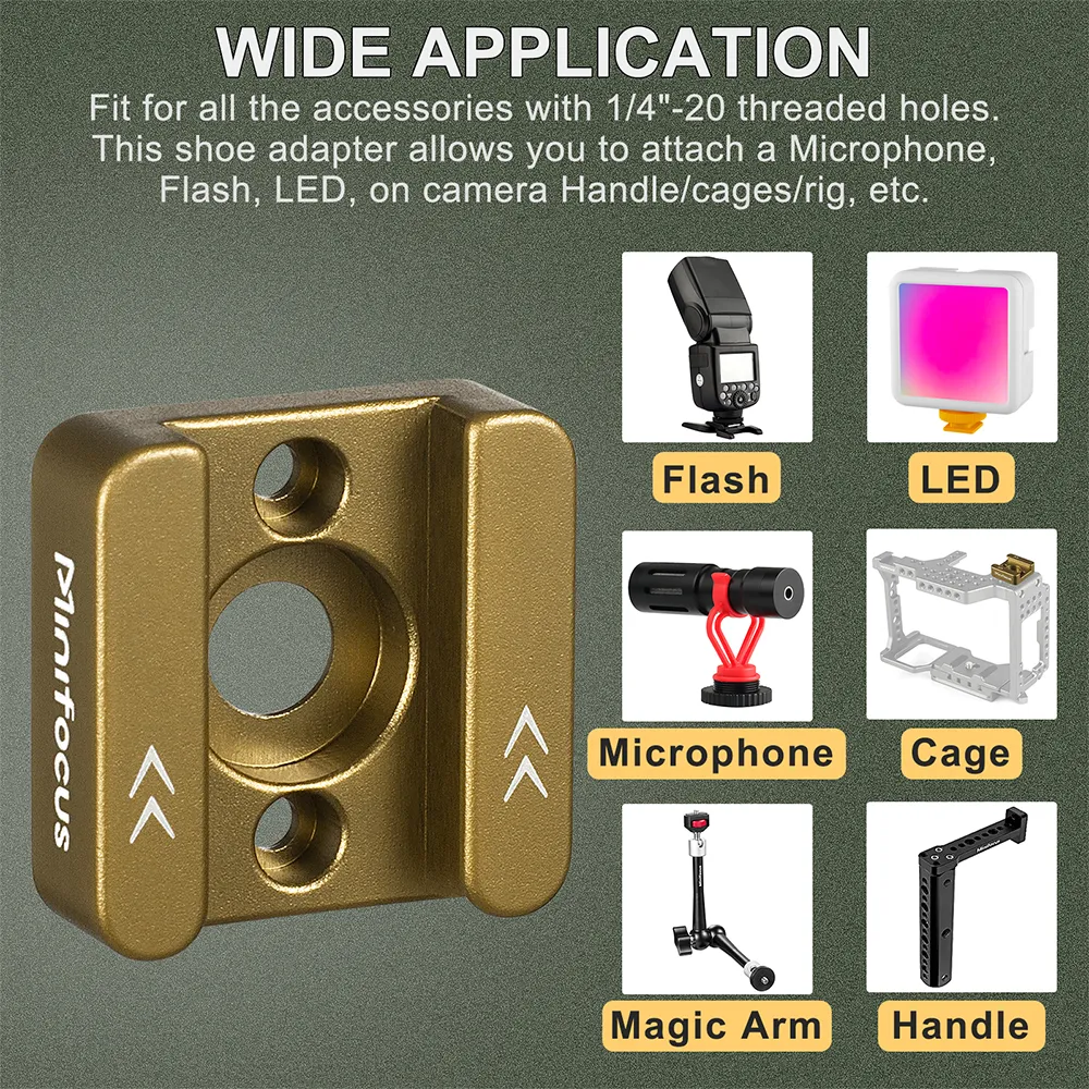 DHgate.com:Minifocus NATO Cold Shoe Adapter Clamp for DJI Ronin RS 2 ...