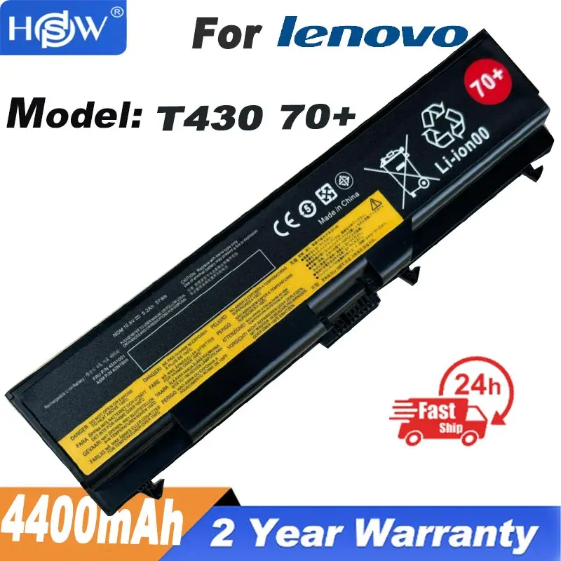 Batteries Batterie d'ordinateur portable pour Lenovo Thinkpad L430 L530 T430 T430I T530 T530I W530I W530 51J0499 42T4753 57Y4185 45N1000 45N1001 FRU PC PC