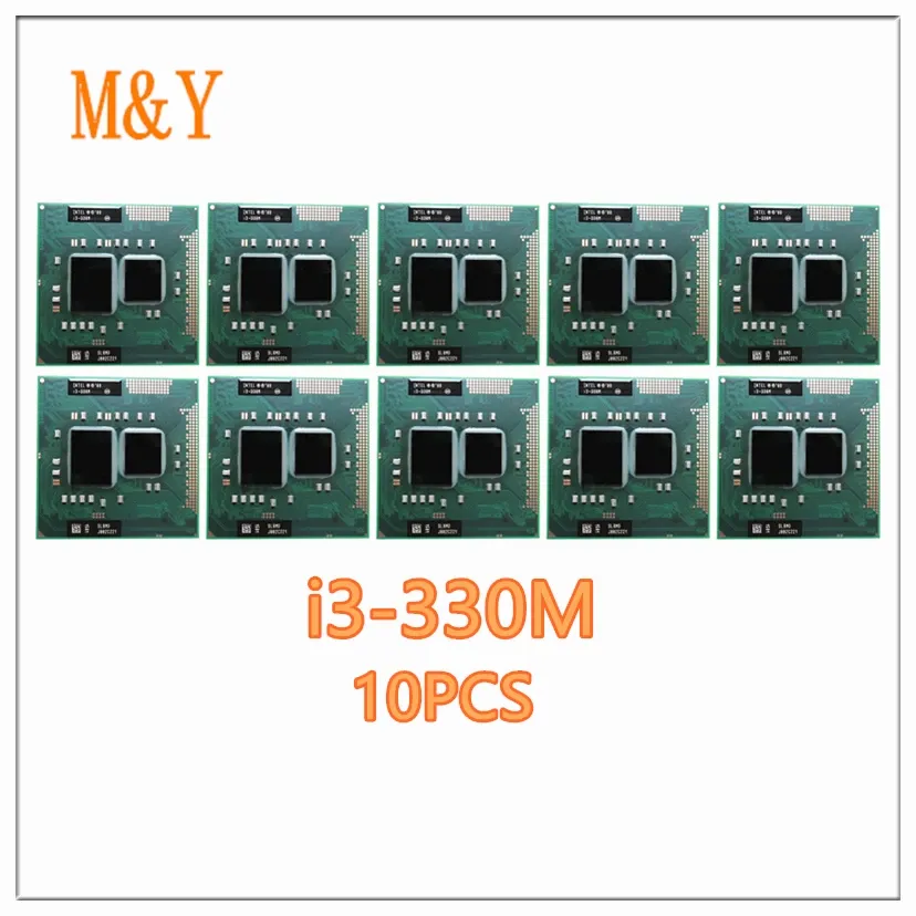 Processor 10PCS Core i3 330M 2.1GHz i3330M DualCore Processor PGA988 Mobile CPU Laptop processor