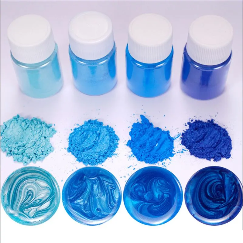 21 Colors Epoxy Resin Dye Mica Powder Powdered Pigments Set Resin Mica Pearlescent Resin Pearl Natural Micas Colorants Resin