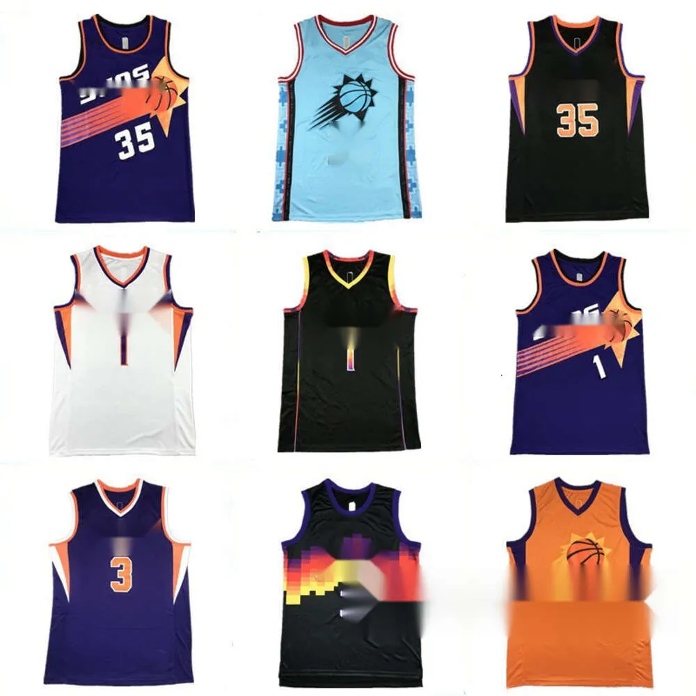 Suns Durant Jersey Booker Paul Embroidered Basketball Tank Top For Men And