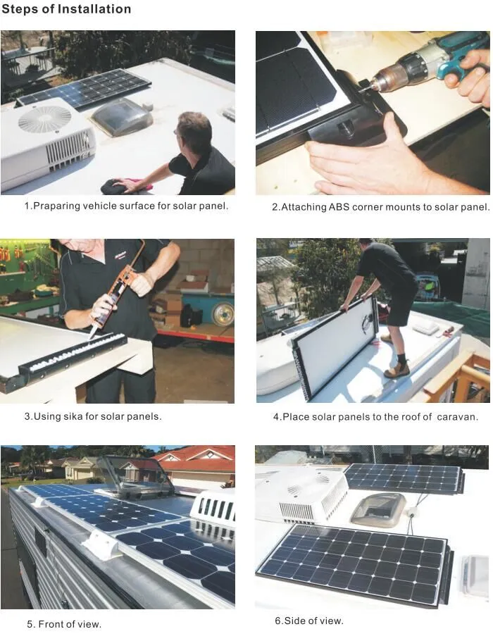 30mm Solar Panel Bracket Silver Photovoltaic Ground Mounting Roof Brackets - View #13