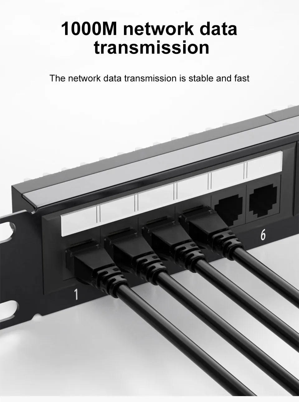 24 Port CAT6 UTP Patch Panel Rackmount 19 Inch, KeyStone Modules, RJ45 ...