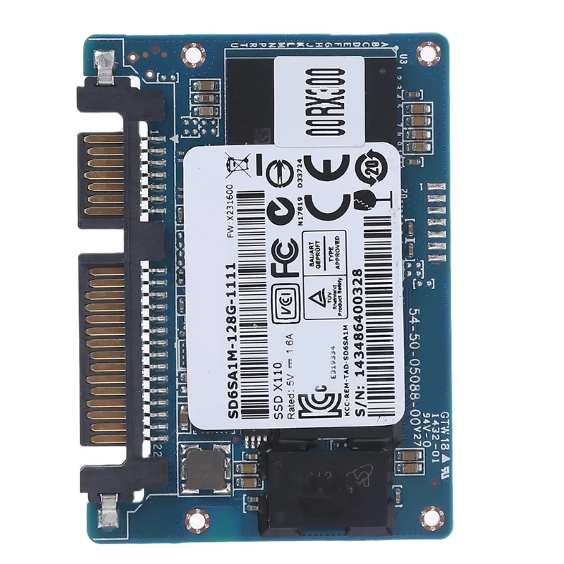 Half Slim SATA SSD Solid State Hard Disk 128GB 8G SSD Drive For Laptop PC Computer Notebook with 7   15 Pin Port
