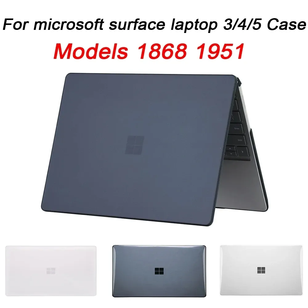 Microsoft Surface Laptop 3 4 5モデルのケース1868 1951 2019 2020 2021 2021 Surface Laptop 5 4 3 Case 13.5 ''シェルのラップトップカバー