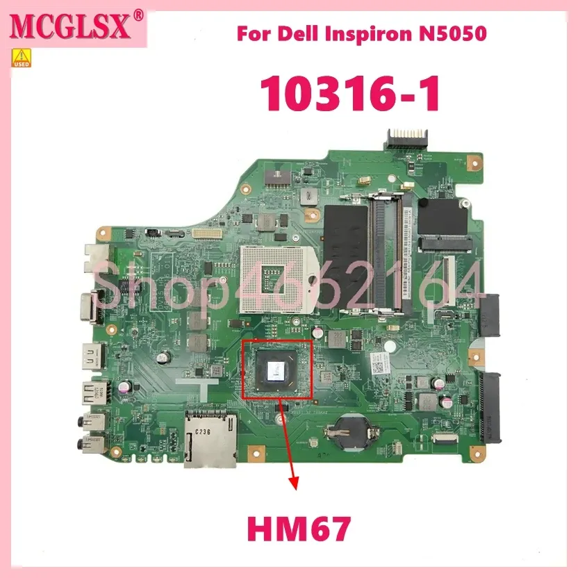 Материнская плата 103161 CN: 0FP8FN HM67 Материнская плата ноутбука для Dell для Dell Inspiron N5050 v1550.