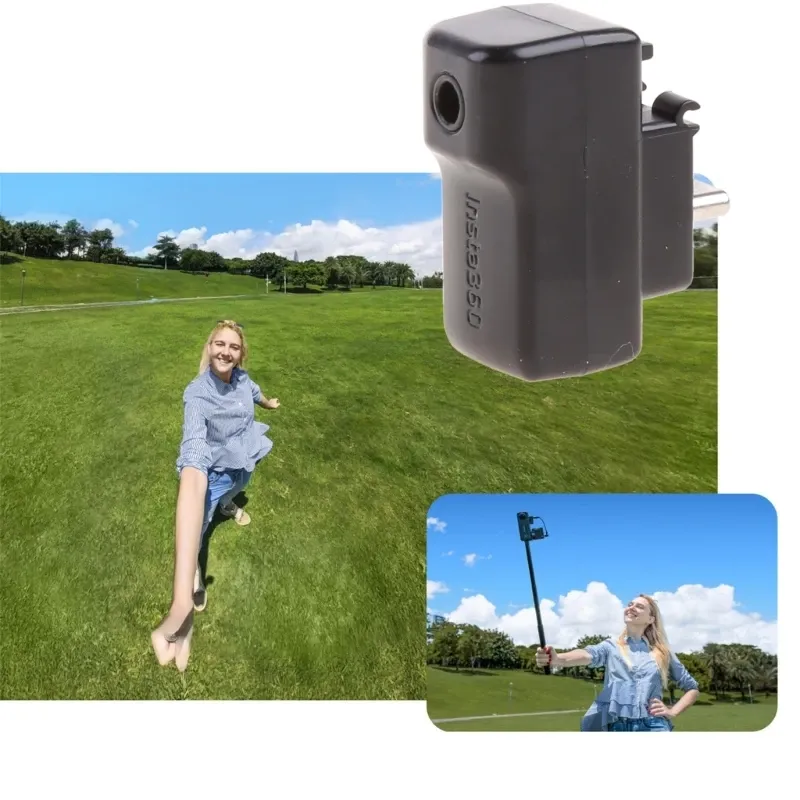 Accessoires Adaptateur de microphone portable pour Insta360 One X3 Caméra complètement invisible