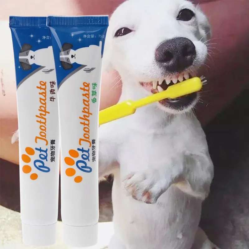 2024 Natural Pet Toothpaste: Gentle Teeth Cleaning for Dogs Cats, Oral  Care Supplies