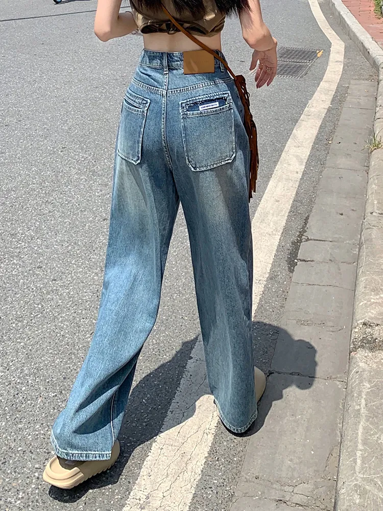 Yamileth Waistband Loose Straight Pants