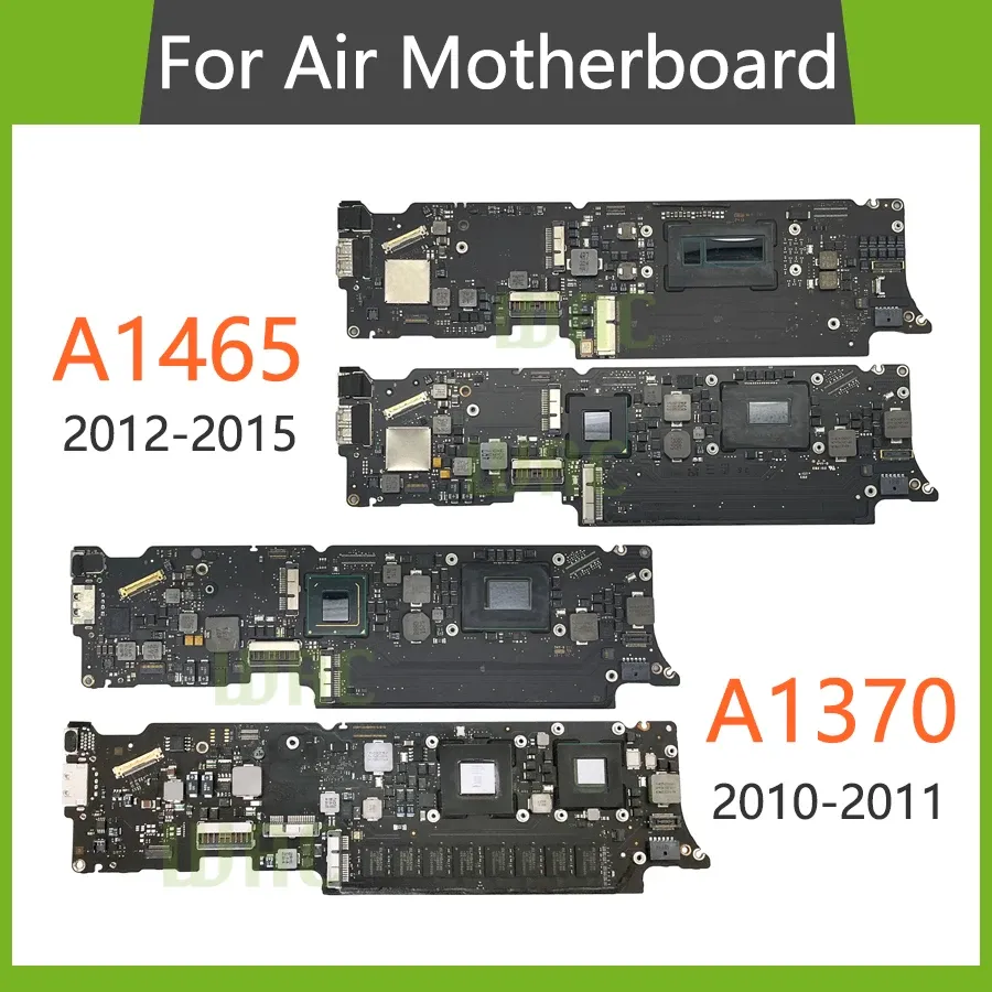 Moderkort Original Laptop A1465 Moderkort I5 I7 4GB 8GB för MacBook Air 11 "A1465 A1370 Logic Board 2010 2011 2013 2013 2014 2015 år