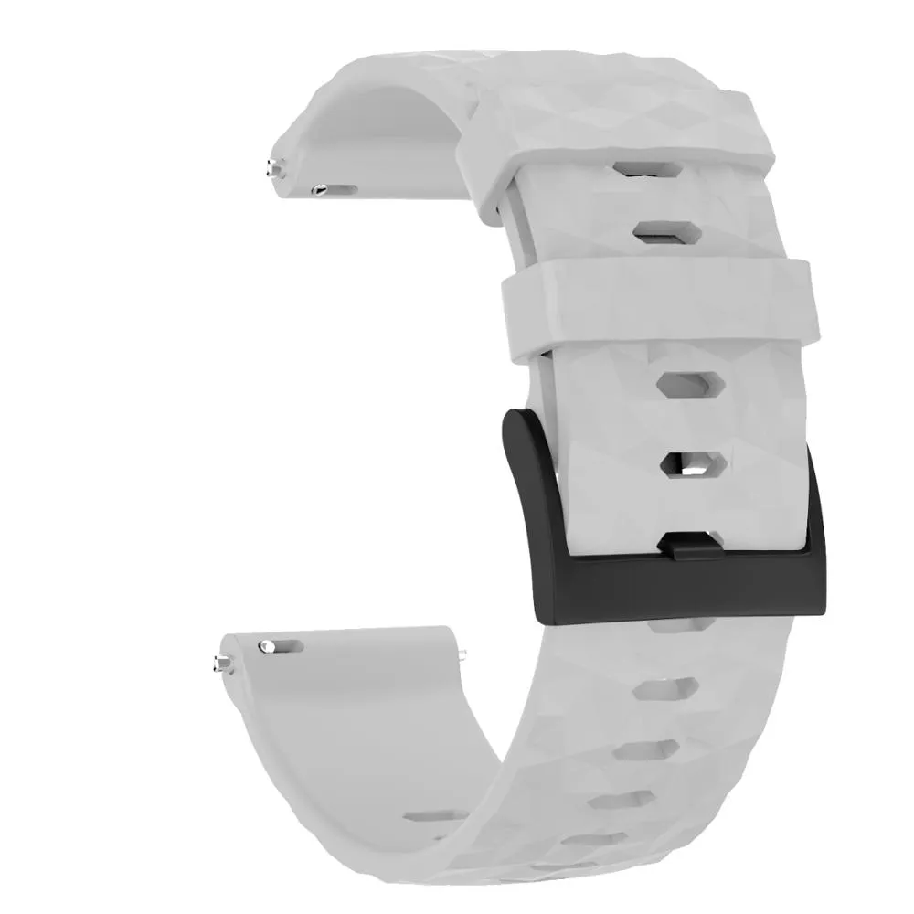 Cinghie da polso in gomma in silicone da 24 mm per Suunto 9/Baro Watch Band Suuno 7 Watchband Spartan Watch Band Bracciale D5 Bracciale D5