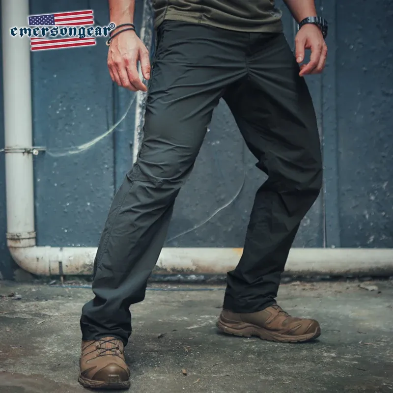 Emersongear Blue Label Tactical Mens Pants sträckte Breattable Outdoor Sports Vandring Klättring av fisketjänstbyxor