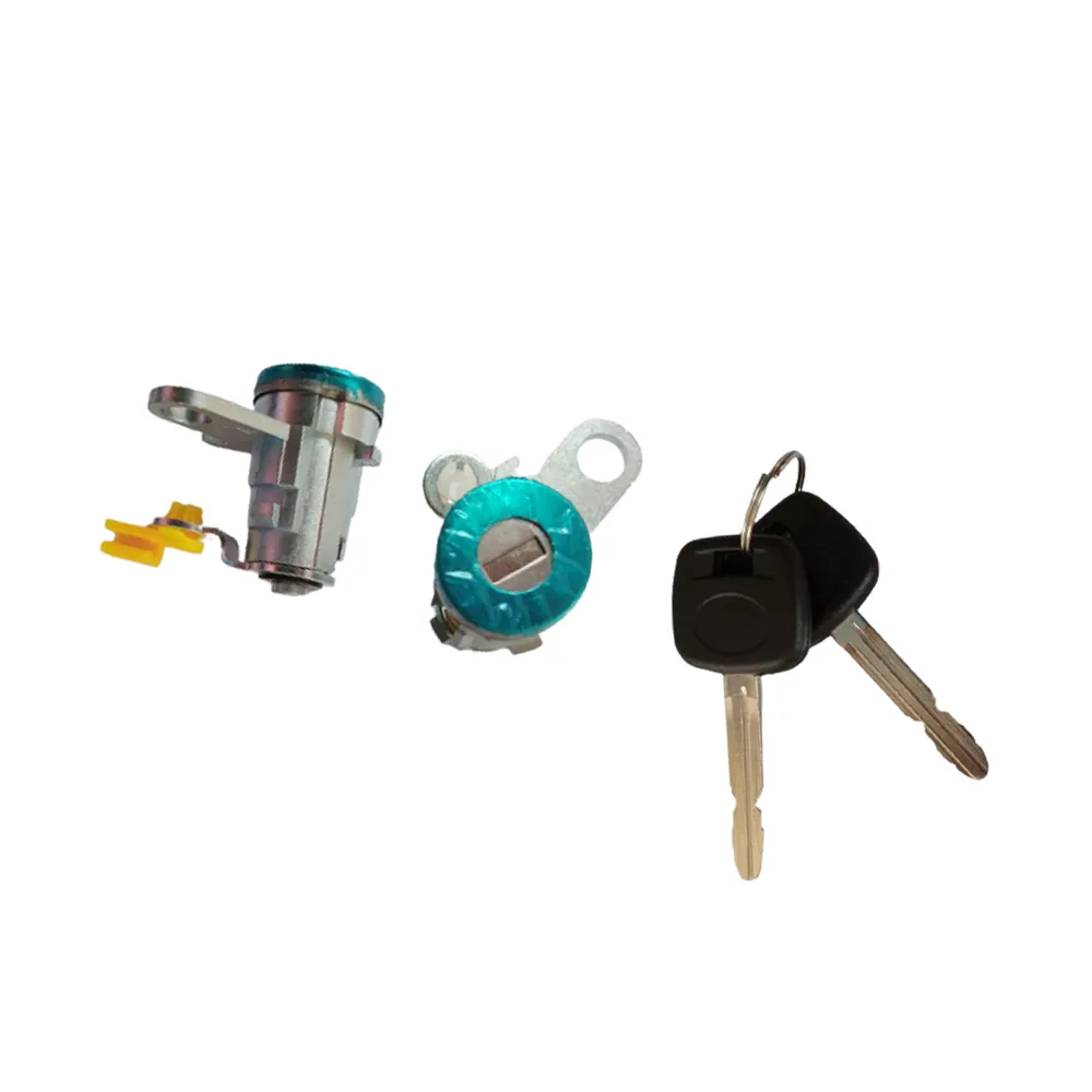 X AUTOHAUX Ignition Switch Lock Cylinder Assembly W/Keys No.6905212340 - Car Ignition Starter Switch - For Toyota Corolla 1997-2002 Metal Silver Tone - Door Lock Cylinder 1 Set - View #9