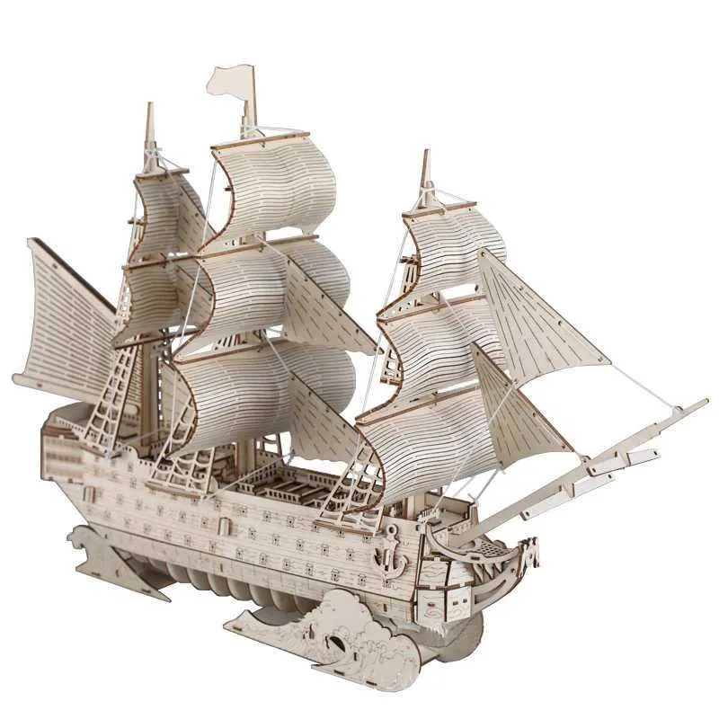 Victory Ship 3D Sailboat Wooden Model Puzzle Kit British Sailboat Toy For Kids And Adults Perfect Party Game Gift W241109 From Time brocade 9.45 DHgate.Com