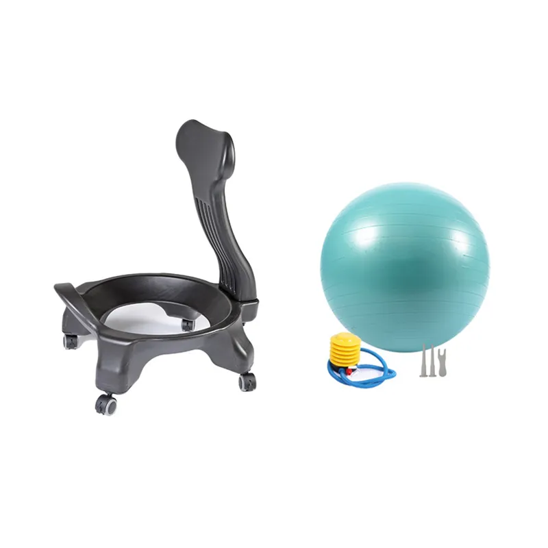 DHgate Balance Ball Chair Exercise Stability Yoga Ball Premium Ergonomic Chair for Home and Office Desk with Air Pump Home Garden