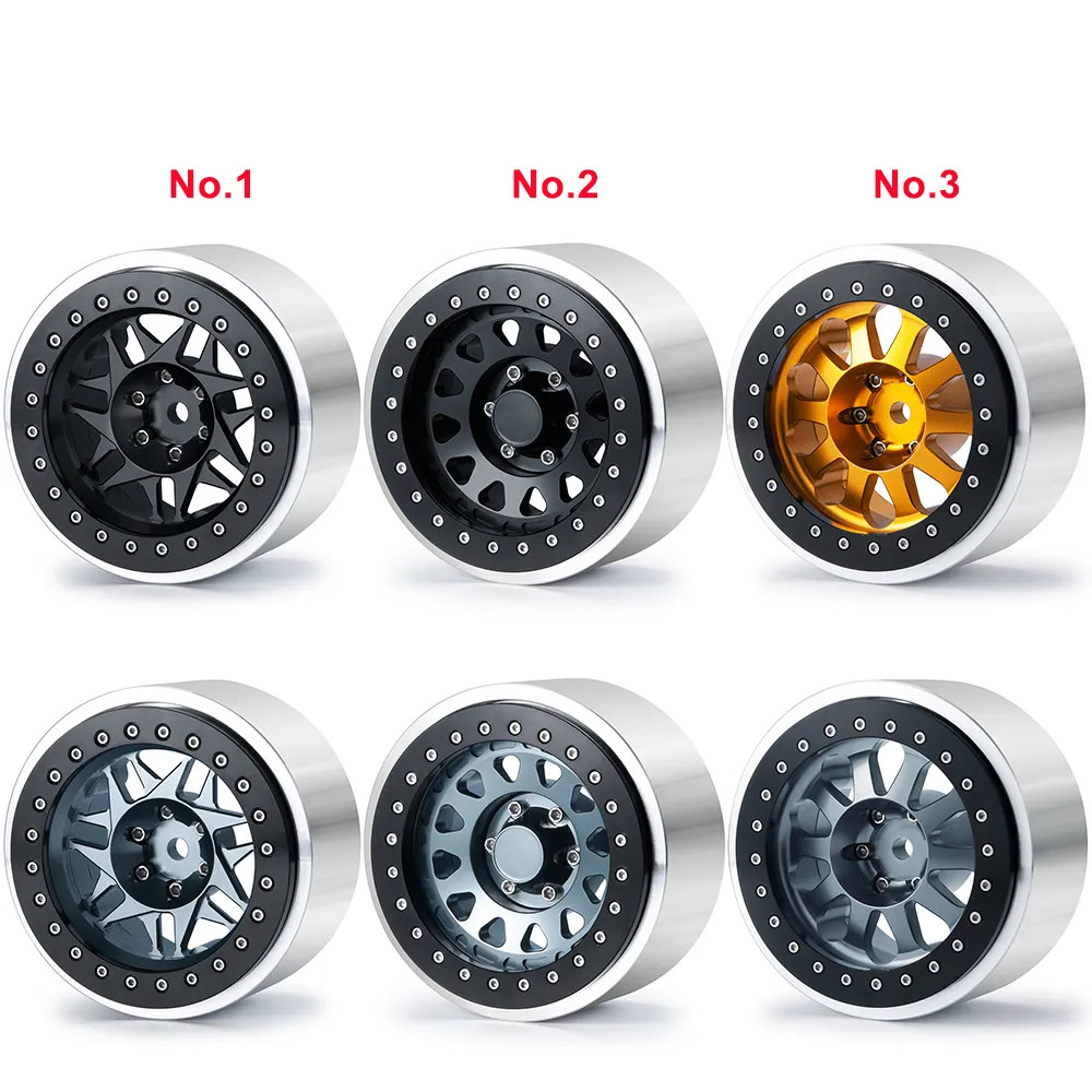 Amazon.com: KEBEILEE CNC 2.9'' Aluminum Bead Lock Wheel For