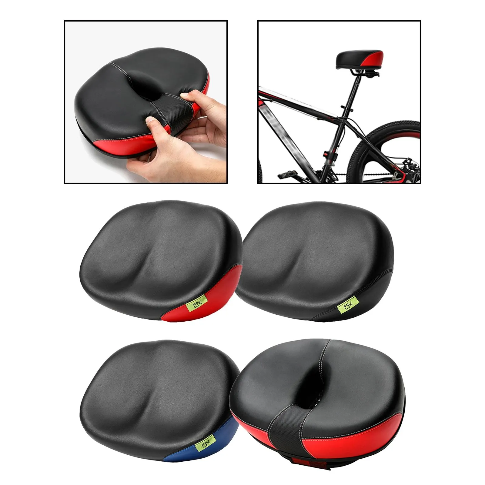Comfort Bike Seat Bell Bike Saddle Bell Noseless Bike Seats Bell