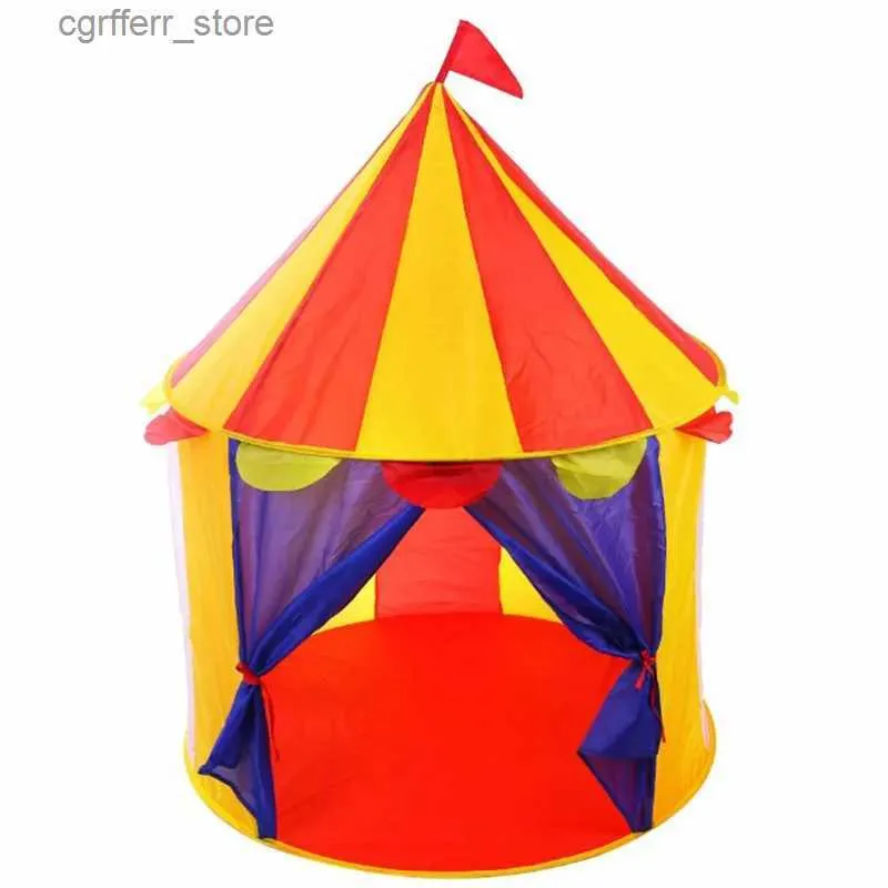 Toys Tents Childrens Game Tent Toys House Indoor extérieur bébé Room Crawling Circus Tent Ocean Balls Princess Castle Portable Hut Kid Gift L410