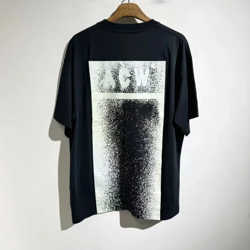 High street t-shirts Letter Print överdimensionerad t shirt streetwear crop top herrkläder