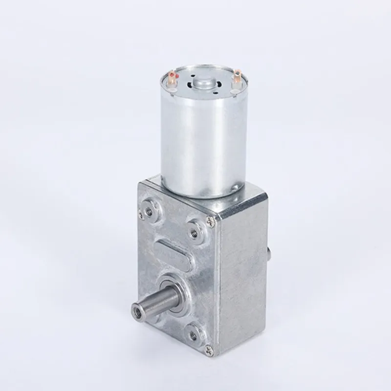 JGY370 reversibel maskväxelmotor med hög vridmoment reducerare 6V/12V24V dubbelxel miniatyr metallmotor 6 rpm till 150 rpm motor