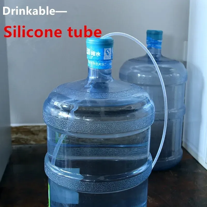 1m 3m 5m de grau alimentar de grau de silicone transparente mangueira de borracha 4 5 5 6 8 10 12mm de diâmetro diâmetro flexível hasho de cerveja sílica gel