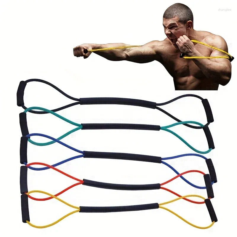 Motstånd Band 1 PC Boxning Training Rope Speed ​​Sanda Thai Air Strike Elastic Belt Out of Kick E