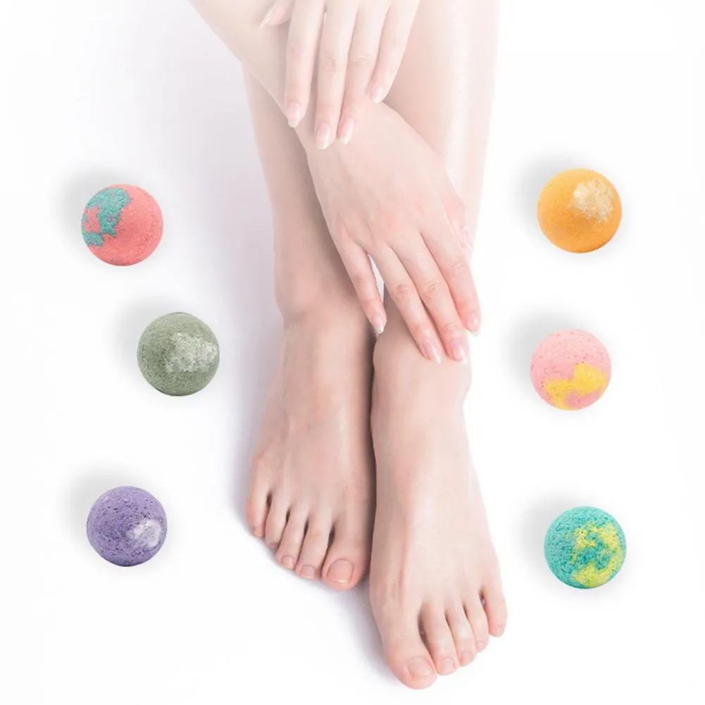 12Pcs/Box 15g Bubble Bath Salt Useful Wormwood Foot Bath Ball Salt Mini Bath Salt Balls Wormwood Foot Bath Ball for Shower